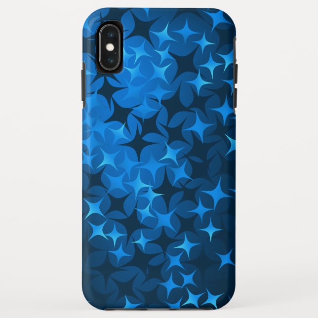 Coques Case-Mate iPhone Nuit étoilée bleue Noël/Fête (Dos)
