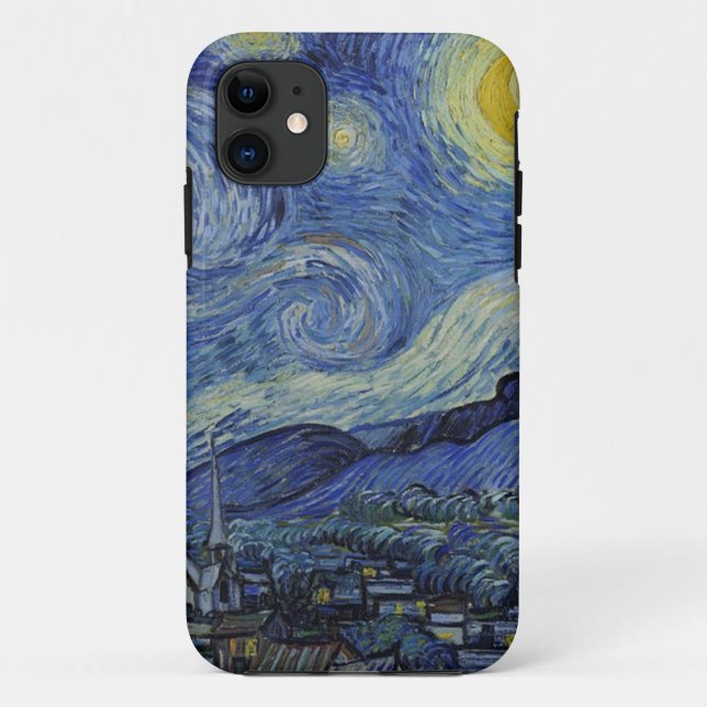Coques Case-Mate iPhone Nuit étoilée de Van Gogh (Dos)