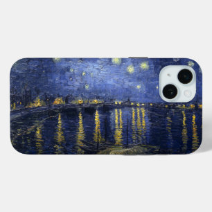 Coque iPhone 15 Mini Nuit étoilée sur le Rhône