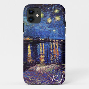 Coques Pour iPhone Nuit étoilée sur le Rhône par Van Gogh