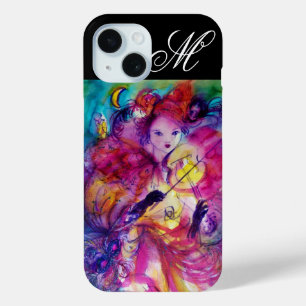Coque Pour iPhone 15 NUIT MASQUÉRADE / Monogramme du Carnaval vénitien