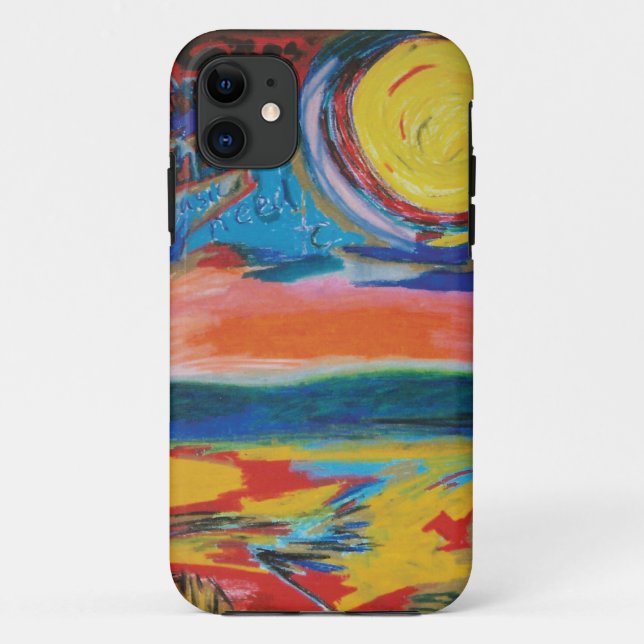 Coques Case-Mate iPhone Nuit violette (1 3) du cas de Smartphone (Dos)