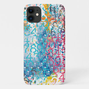 Case-Mate iPhone Case Numbers Hearts Love Graffiti Collage