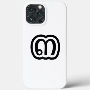 Etui iPhone 13 Pro Max Numéro 3 thaïlandais / Trois / ๓ (Sam) Écriture th