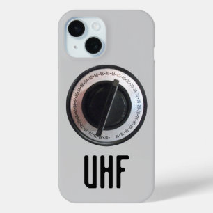 Coque Pour iPhone 15 Numéro de téléphone UHF