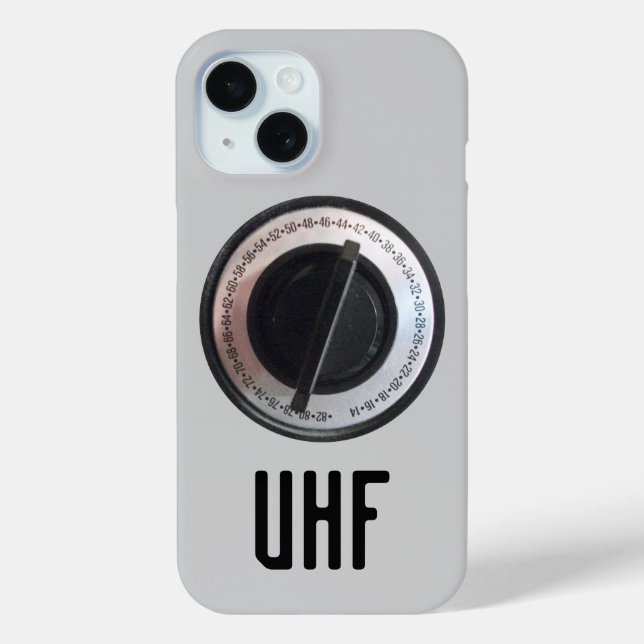 Coques Case-Mate iPhone Numéro de téléphone UHF (Verso)