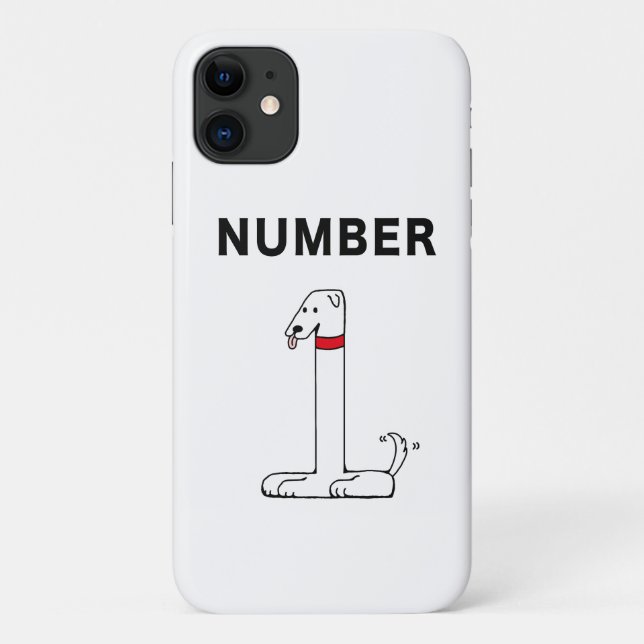 Coques Case-Mate iPhone Numéro un chien (Dos)