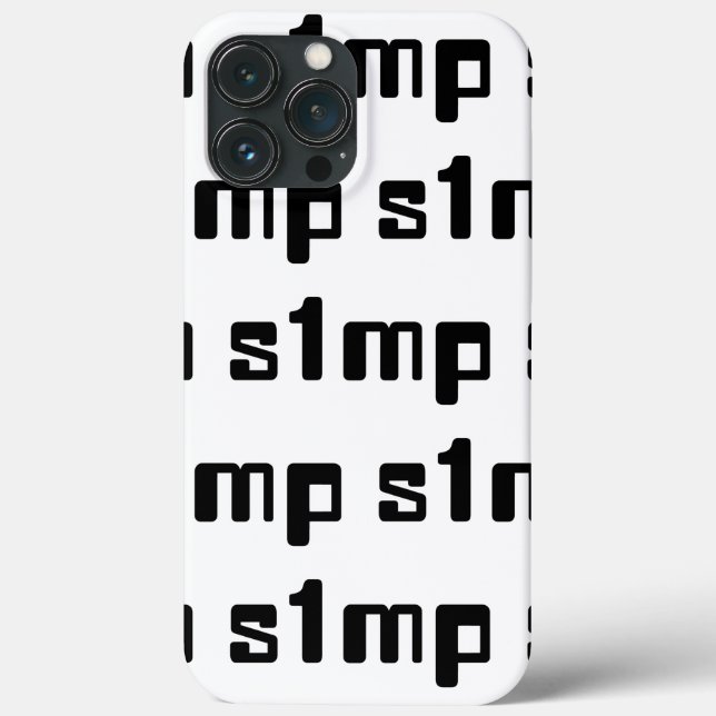 Coques Case-Mate iPhone Numéro Un Simp (Verso)