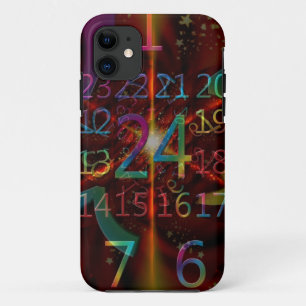 Coque Case-Mate Pour iPhone Numéros psychadéliques motif, design fascinant