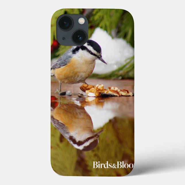 Coques Case-Mate iPhone Nuthatch à poitrine rouge (Verso)