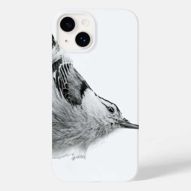 Coques Case-Mate iPhone Nuthatch White Bird Photography (Verso)