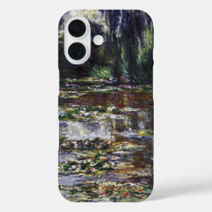 Coque Pour iPhone 16 Nymphéas dans un bassin par Claude Monet, Art anci
