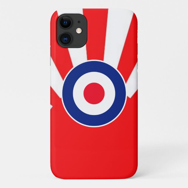 Coques Case-Mate iPhone Objectif MOD dynamique sur le Japon en flammes (Dos)