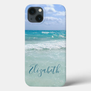 Case-Mate iPhone Case Ocean Beach Waves Ajouter Votre Nom