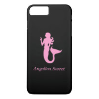 Ocean Glow_Rose-on-Black Mermaid_personnalisée