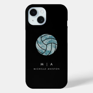 Coque Pour iPhone 15 Ocean Summer Beach Waves Volleyball Personnalisé