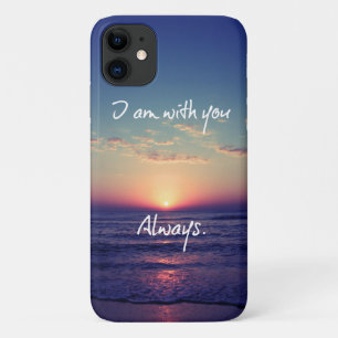 Case-Mate iPhone Case Ocean Sunset : Je suis avec vous toujours Bible Ve