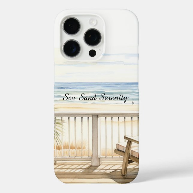 Coques Case-Mate iPhone Ocean View Beach Serenity (Verso)