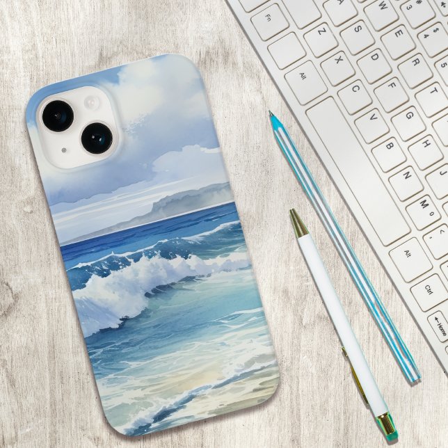 Coques Case-Mate iPhone Ocean Waves Beach House (Créateur téléchargé)