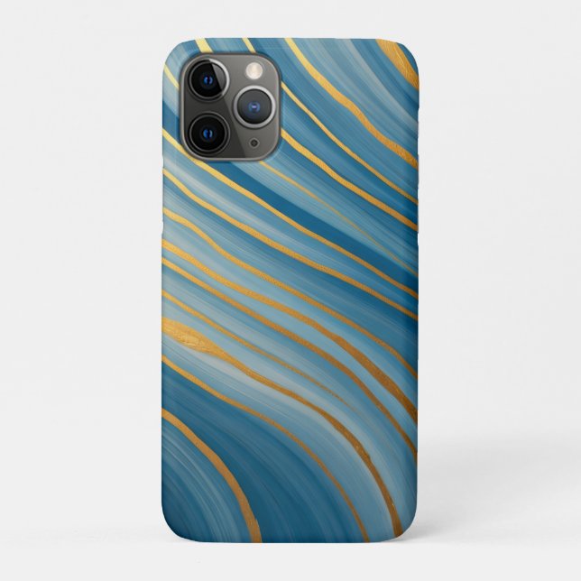Coques Case-Mate iPhone "Oceanic Gold Flow (Dos)