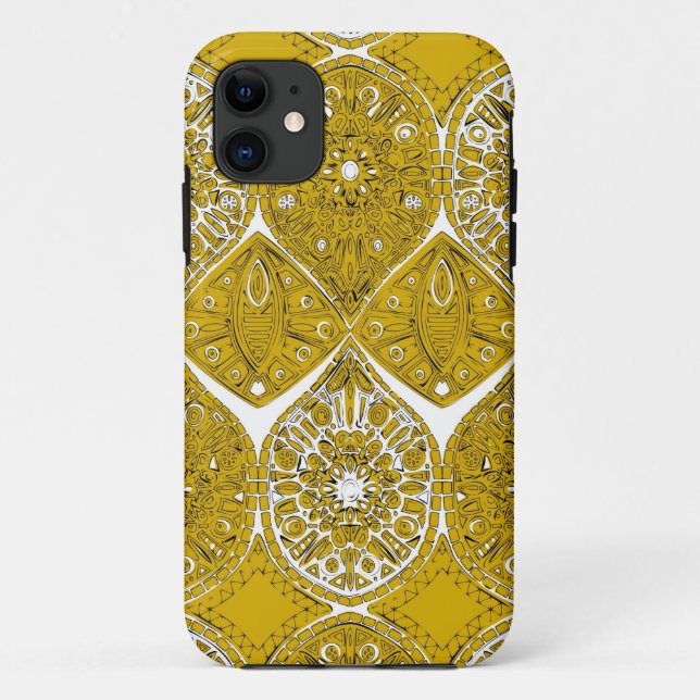 Coques Case-Mate iPhone ocre de saffreya (Dos)
