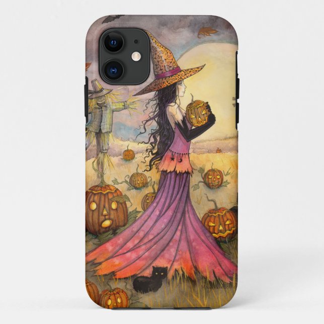 Coques Case-Mate iPhone Octobre Champs Halloween Sorcière iPhone 5 Couvert (Dos)