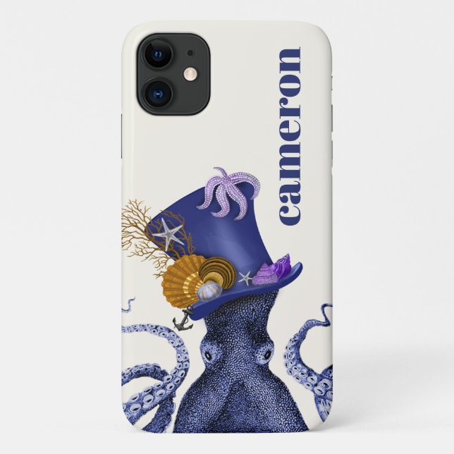 Coques Case-Mate iPhone Octopus avec Casquette nautique (Dos)