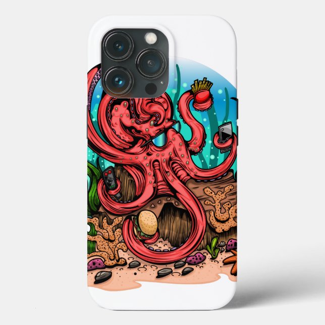 Coques Case-Mate iPhone Octopus multitâche (Verso)
