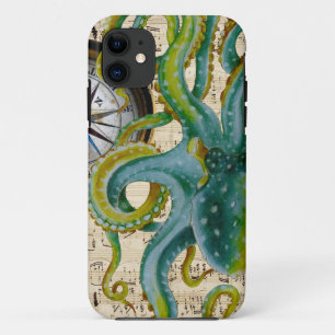 Case-Mate iPhone Case Octopus Tentacles Compass Music