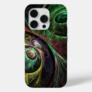Coque iPhone 15 Pro OEil aux yeux Art Abstrait