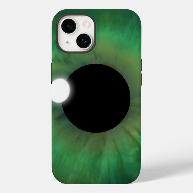Coques Case-Mate iPhone Oeil cool Oeil Vert Oeil Iris Oeil dur (Verso)