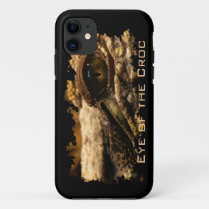 Coques Pour iPhone Oeil de crocodile, Reptile, Faune, Art animal