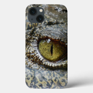 iPhone 13 Case œil de crocodile visage animal personnalisé diy