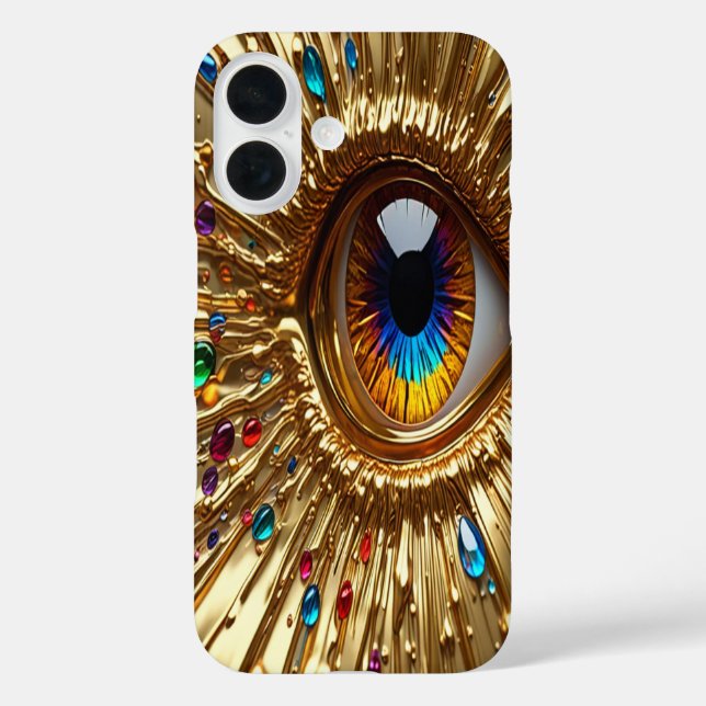 Coques Case-Mate iPhone OEil de Dieu - iPhone 16 Coques (Verso)