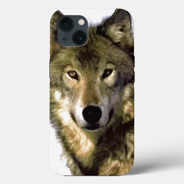 Coques Case-Mate iPhone Oeil de loup sauvage (Verso)