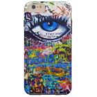 Oeil mauvais de graffiti bleu