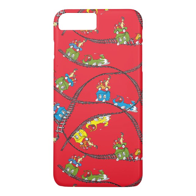 Coques Case-Mate iPhone Oeufs verts et jambon | Motif de train (Dos)