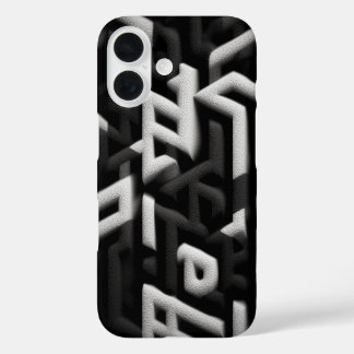 Coque Pour iPhone 16 Oeuvre Abstraite