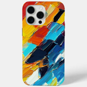 Coque iPhone 15 Pro Max Oeuvre Abstraite moderne