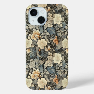 Coque Pour iPhone 15 Oeuvre botanique vintage