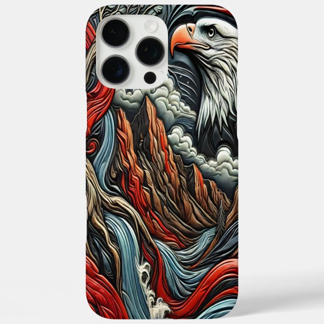 Coques Case-Mate iPhone Oeuvre d'Aigle de la Majesté de la nature (Verso)