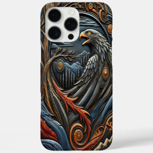 Coques iPhone 16 Pro Max Oeuvre d'aigle inspirée de la faune
