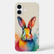 OEuvre d'aquarelle de lapin
