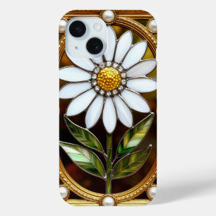 Coque Pour iPhone 15 Œuvre d'art élégante en verre coloré représentant