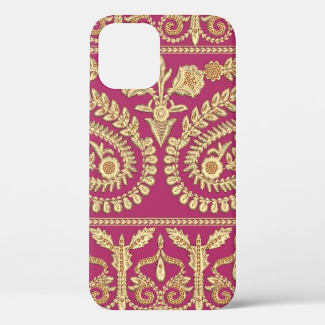 Coques Case-Mate iPhone OEuvre d'art moghol. or antique indien b (Verso)