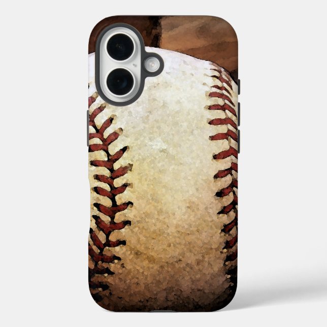 Coques Case-Mate iPhone Oeuvre De Baseball (Verso)