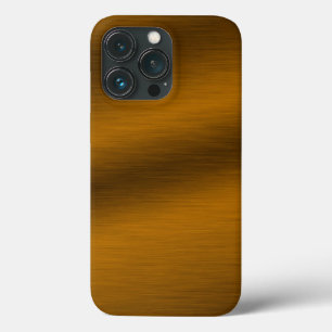 iPhone 13 Pro Case Oeuvre en bronze brossé