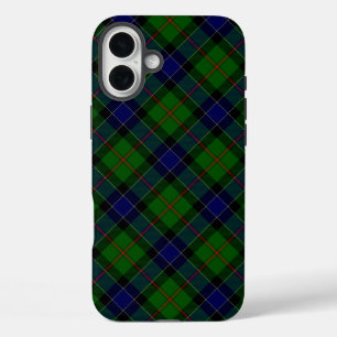 Coques iPhone 16 Plus Ogilvie tartan bleu vert plaid