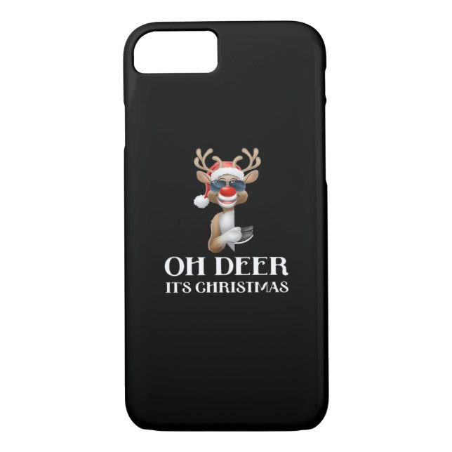 Coques Case-Mate iPhone Oh Deer Its Christmas Reindeer Style  (Dos)