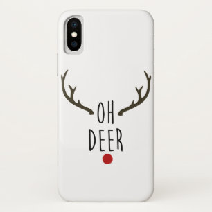 Case-Mate iPhone Case OH DEER Reindeer Noël Festif de Noël